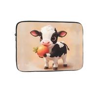 Cute little cow Patterned 13 inch Portable Laptop Bag - Perfect for Business, Travel, School, Office Shockproof Laptop Inner Pocket