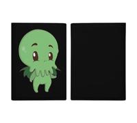 Cute Little Cthulhuss Travel Passport Wallet Credit Card Holder Cover Case Protector