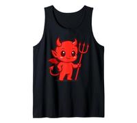 Cute Little Devil - Kawaii Chibi Demon Manga Design Tank Top