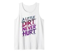 Cute Little Dirt Never Hurt Mud Run Mudding Squad Mudded Tank Top
