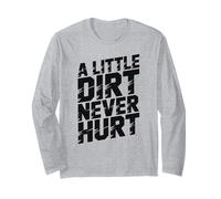 Cute Little Dirt Never Hurt Mud Run Squad Motocross Buddies Long Sleeve T-Shirt