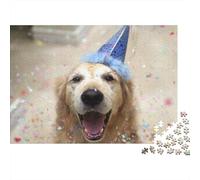 Cute Little Dog 1000 Pieces Jigsaw Puzzles for Adults Dog Festive Gifts Family Challenging Educational Games Home Decoration for Adults Gifts Ideas 1000pcs (75x50cm)