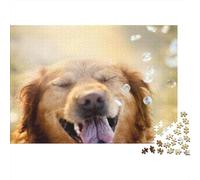 Cute Little Dog 1000 Pieces Jigsaw Puzzles for Adults Dog Jigsaws Challenging Game Family Challenging Educational Games Home Decoration for Adults Gifts Ideas 1000pcs (75x50cm)