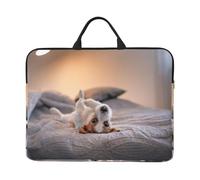 Cute Little Dog Jack Russell Terrier, 14 Inch Laptop Sleeve, Notebook Bag Laptop Case Sleeve Briefcase with Handle