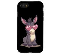 Cute little Donkey with Heart Sunglasses for Donkeys Case for iPhone SE (2020) / 7 / 8