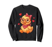 Cute Little Duck Hearts For Duck Lovers And Couples Sweatshirt