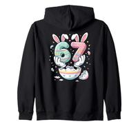 Cute Little Easter Bunny For Kids Easter Gift For Girls Zip Hoodie