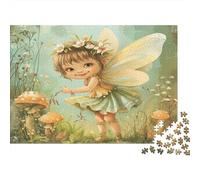 Cute Little Fairy, Cartoon StylePuzzles 1000 Pieces for Adults for Adults 1000 Piece Puzzle Educational Challenge Games Home Decoratio