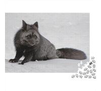 Cute Little Fox 1000 Pieces Jigsaw Puzzles for Adults Fox Jigsaws Challenging Game Family Challenging Educational Games Home Decoration for Adults And Kids Age 12 Years Up 1000pcs (75x50cm)