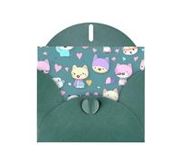 Cute Little Fox Greeting Card, Blank Card With Envelope, 4x6 Inches (Approx. 10x15 Cm), For Events, Weddings,& Birthdays.