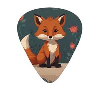 Cute little fox guitar picks in three different thicknesses, suitable for electric guitar and band players