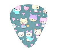 Cute Little Fox Guitar Plectrums Classical Triangle Bass Acoustic And Electric Guitar Plectrums For Guitarists 12 Pieces