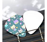 Cute little fox Patterned guitar pick set - (thin/medium/thick), widely compatible with all kinds of stringed instruments,