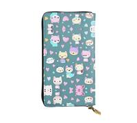 Cute Little Fox Printed Clutch (7.5x4.1 in) | Leather Wallet