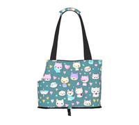 Cute Little Fox Printed Pet Shoulder Bag, Specially Designed for Small Dogs and Cats, Multifunctional Shoulder and Handbag