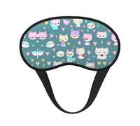 Cute Little Fox Sleep Mask Soft Eye MaskBlindfold Eyeshade Smooth Comfortable Eye Cover with