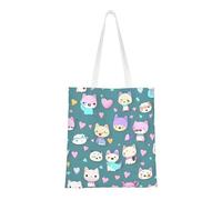 Cute Little Fox Totes. Lightweightcanvas, Double Handles, Stylish Women'S Tote Bag, Perfect For Shopping, Work And Everyday Carry.