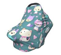 Cute little fox Versatile full-print Stroller Chair Cover/Nursing Cover, specially designed for your baby
