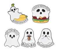 Cute Little Ghost Brooch Halloween Atmosphere Decoration Brooch Cute Halloween Decorative Accessories M1o3 Trick Treat Or
