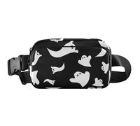 Cute Little Ghosts Black White Fanny Packs Womens Waterproof Everywhere Belt Bag Cute Cross Body Waist Purse, Cute Little Ghosts Black White, 8 x 5.3 x 2.3 inch, Funny Cute, Cute Little Ghosts Black