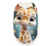 Cute Little Giraffe Dog Clothes Dogs Jacket Pet Shirts Coats for Summer Apparel L