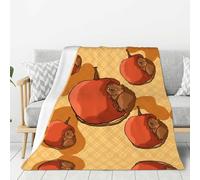 Cute Little Hamster Double-Sided Thick Printed Flannel Blanket 60"x50", Soft, Warm, Durable