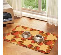 Cute little hamster Pet absorbent leather tablecloth Pet bowl mat suitable for dogs or cats