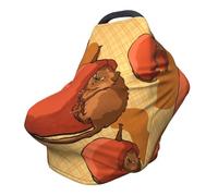 Cute little hamster Versatile full-print Stroller Chair Cover/Nursing Cover, specially designed for your baby