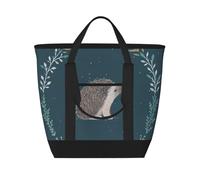 Cute Little Hedgehog,Lunch Bags Large Capacity Insulated Tote Bag For Women Men Work Picnic Travel