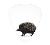 Cute little hedgehog Printed pick set - 12 pieces, thin, medium and thick guitar picks, suitable for guitar, bass, electric guitar and ukulele