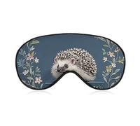 Cute Little Hedgehog Sleeping Mask, Light Blocking Eye Mask, Comfortable and Soft, Eye Cover with Elastic Band, Suitable for Men and Women, Suitable for Travel/Sleeping