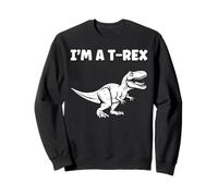 Cute little minimalist tyrannosaurus dinosaur i'm a t-rex Sweatshirt