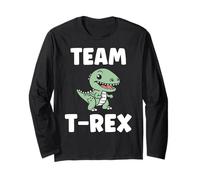 Cute little minimalist tyrannosaurus dinosaur Team t-rex Long Sleeve T-Shirt