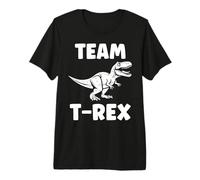Cute Little Minimalist Tyrannosaurus Dinosaur Team t-rex Premium T-Shirt
