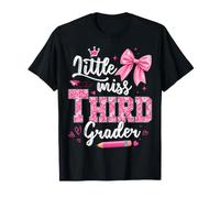 Cute Little Miss 3rd Grader First Day of Third Grade Girls T-Shirt