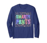 Cute Little Miss Smarty Pants Mr Reading Graduate College Long Sleeve T-Shirt