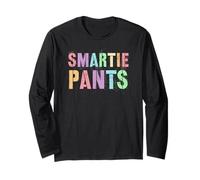 Cute Little Miss Smarty Pants Smartie Costume Halloween Game Long Sleeve T-Shirt