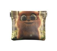 Cute Little Monster Pink Coin Wallet for Women, Coin Purse Kids, Coin Pouch for Men, Cute Little Monster Pink, 4.33x3.74In, Cute Little Monster Pink