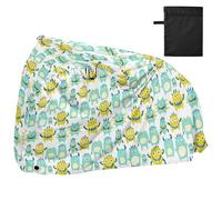 Cute Little Monsters Green Yellow Outdoor Bike Cover Waterproof Outdoor Rain Cover Bikes Storage