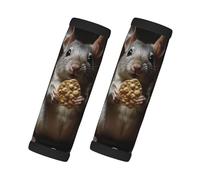 Cute Little Mouse Print Cute 2-Pack Luggage Handle Wrap, Luggage Straps for Suitcases Bags and More