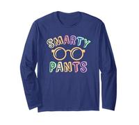 Cute Little Mr Smarty Pants Reading School University I'm So Long Sleeve T-Shirt