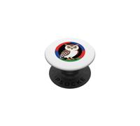 Cute Little Owl with Hearts | Colorful Kawaii PopSockets Adhesive PopGrip