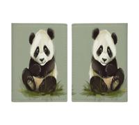 Cute Little Panda Passport Protector Slim Passport Holder for Travel Essentials Compact Passport Sleeve Lightweight Wallet for Travel, style, 20.3x13.8cm