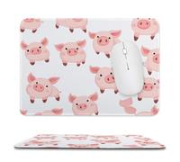Cute Little Pigs Fashion Mouse Mat Pad Slim Anti-Slip Office Desk Accessories