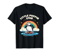 Cute Little Puffin Star Ocean Bird Rainbow Girl Boy Children T-Shirt