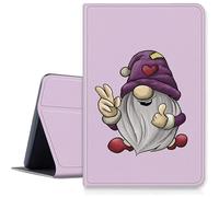 Cute Little Purple Dwarf Case for iPad Pro 11 inch (2024 Model, 5th Gen), Shockproof PU Leather Folding Adjustable Stand Case with Auto Sleep/Wake for 11" iPad Pro 5th Gen 2024