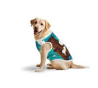 Cute Little Raccoon Pets Cotton Vest - Soft Lightweight T-Shirts,Cute Little Raccoon Print Sleeveless Tank Top Clothes for Medium Large Dogs