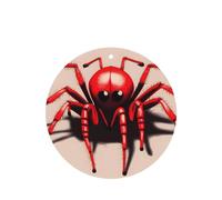 Cute little red spider Car air freshener, 4-pack, suitable for passenger compartments, trucks, and SUVs.