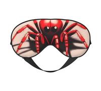 Cute Little Red Spider Soft Eye Mask. Unisex, Comfortable and Breathable, Suitable for Daily Rest. Helps You Quickly Enter Deep Sleep.