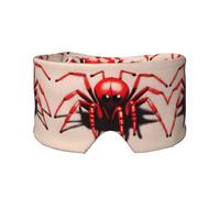 Cute Little red Spider Unisex Side Sleeping Headband, Sleeping Eye Mask and Ear Muffs, (26.8 * 4.3 inches), Indoor and Outdoor Travel Yoga Adjustable Comfort Eye and Ear Muffs,